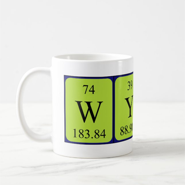 Wynn Periodenname Tasse (Links)