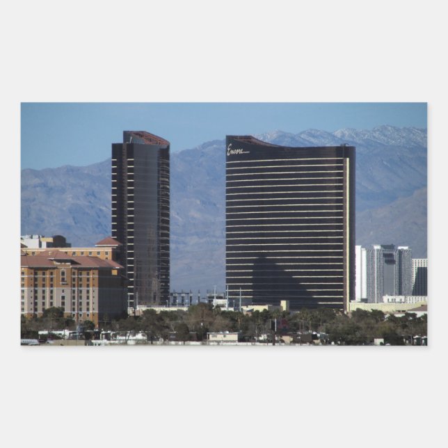 Wynn und Encore auf Wynn-Aufkleber Rechteckiger Aufkleber (Vorderseite)