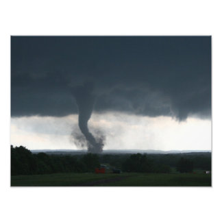 Wynnewood, OK EF4 Tornado Foto Print