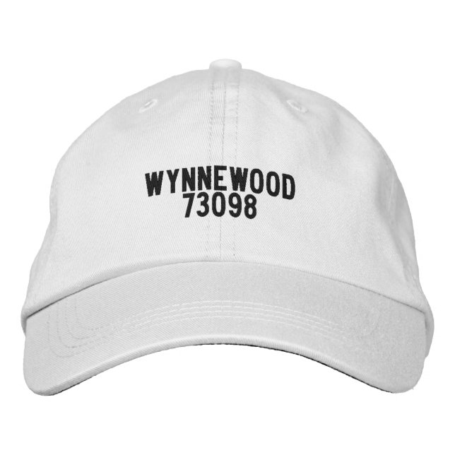 WYNNEWOOD Oklahoma Mütze Bestickte Baseballkappe (Vorderseite)