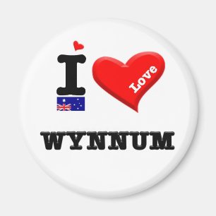 WYNNUM - I-Liebe Magnet