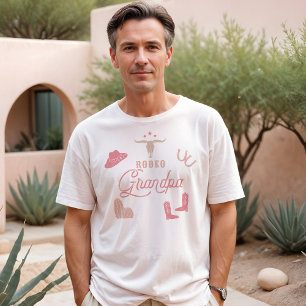 WYNONA Blush Pink Cowgirl Rodeo Opa T-Shirt