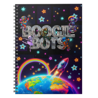 WYNOT Marken-Shop: Boogie Bots Notizbuch Notizblock