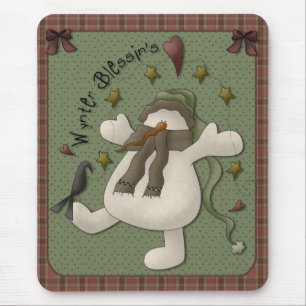 Wynter Blessins Snowman Mousepad