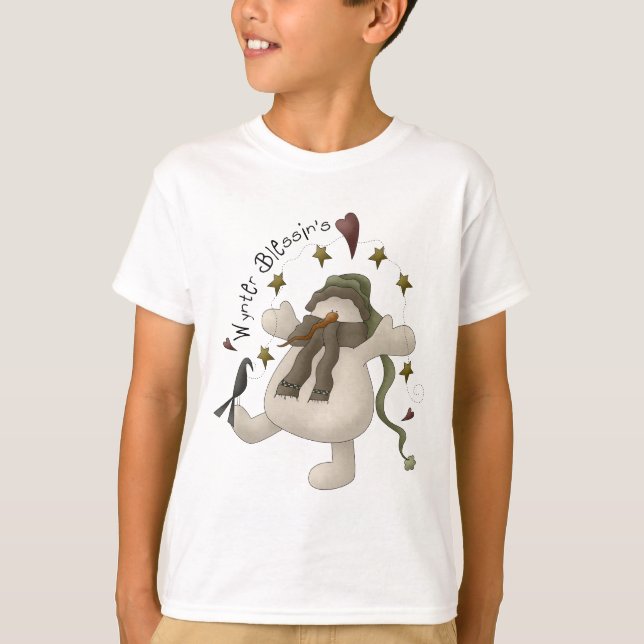 Wynter Blessins Sweatshirt von Snowman Kid T-Shirt (Vorderseite)