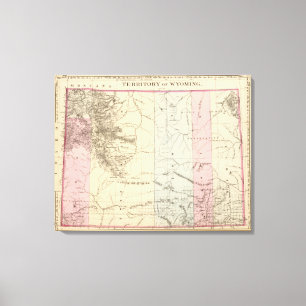 Wyoming 3 leinwanddruck