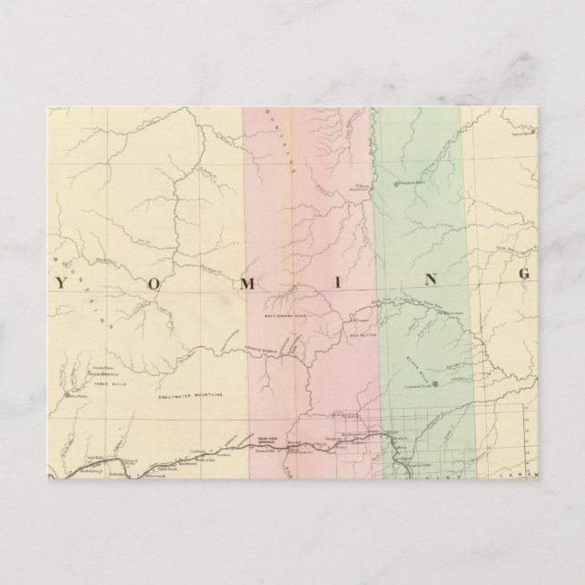 Wyoming 3 postkarte (Vorderseite)