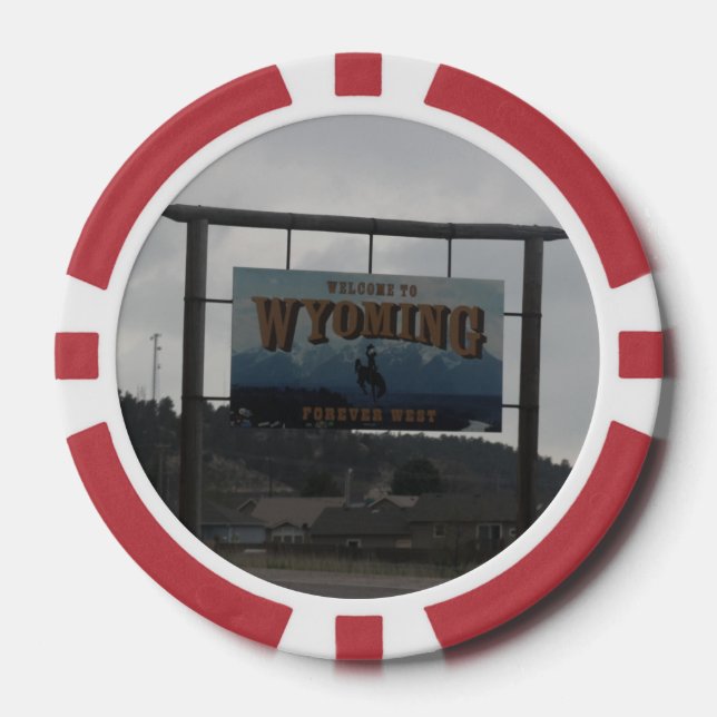 Wyoming, Abe Lincoln Pokerchips (Vorderseite)