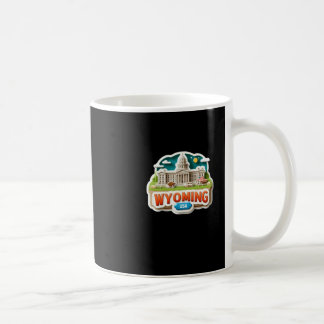 Wyoming-Aufkleber Kaffeetasse