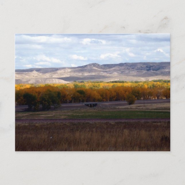 Wyoming Autumn Postkarte (Vorderseite)