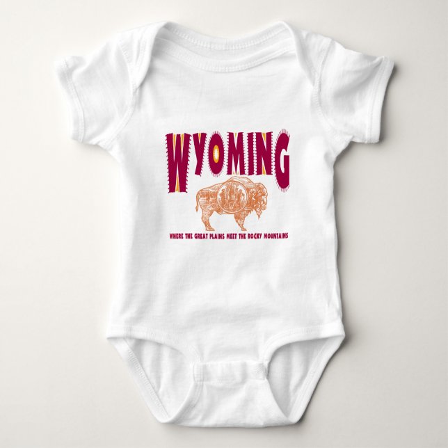 Wyoming Baby Strampler (Vorderseite)