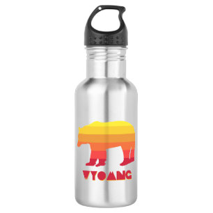 Wyoming Bär Edelstahlflasche