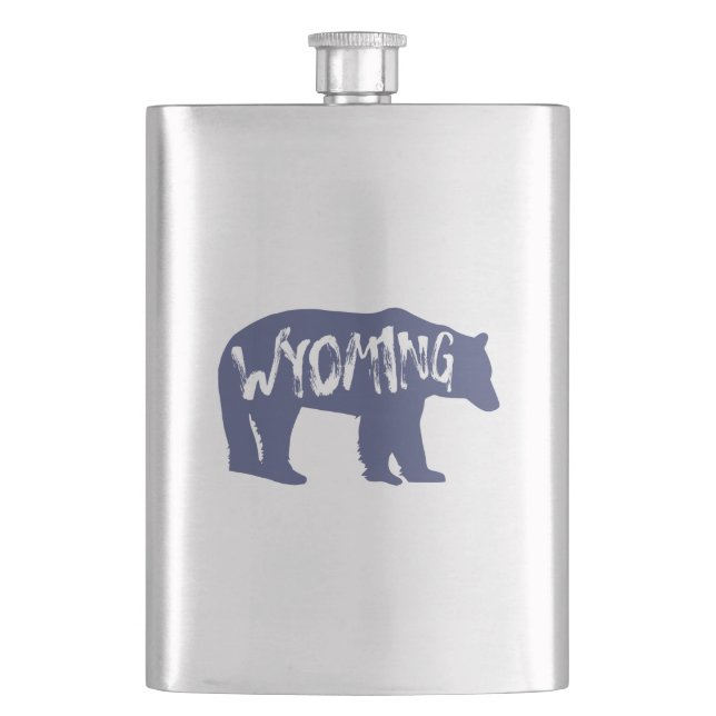 Wyoming Bär Flachmann (Vorderseite)