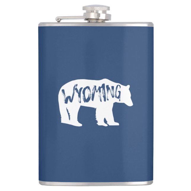 Wyoming Bär Flachmann (Vorderseite)