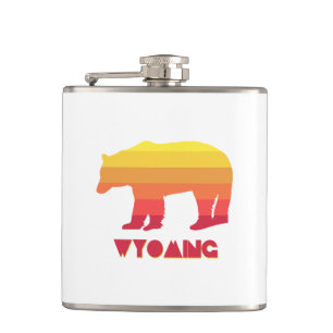 Wyoming Bär Flachmann