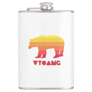 Wyoming Bär Flachmann