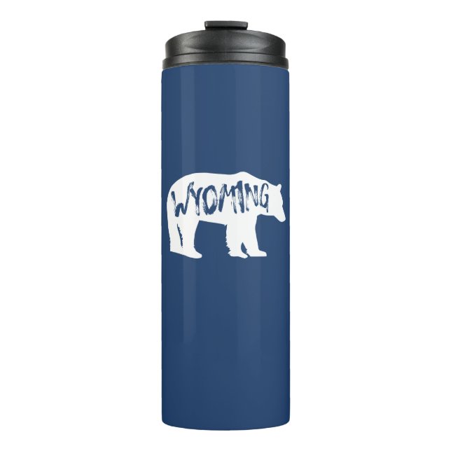Wyoming Bär Thermosbecher (Vorderseite)