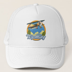 Wyoming-Cartoon-Logo Truckerkappe