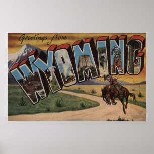 Wyoming (Cowboy)Große BriefszenenWyoming Poster