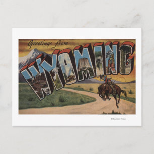 Wyoming (Cowboy)Große BriefszenenWyoming Postkarte