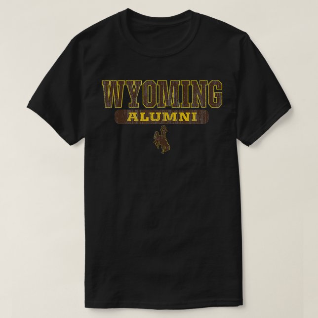 Wyoming Cowboys Apparel Alumni Blockpille T-Shirt (Design vorne)