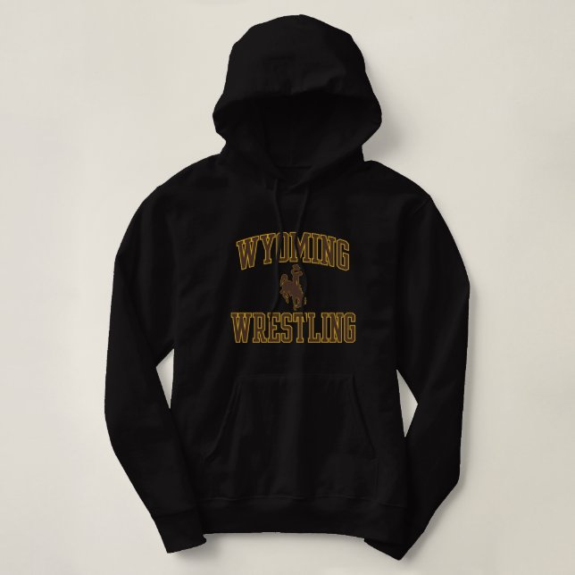 Wyoming Cowboys Apparel Wrestling Classic Arch Hoodie (Design vorne)