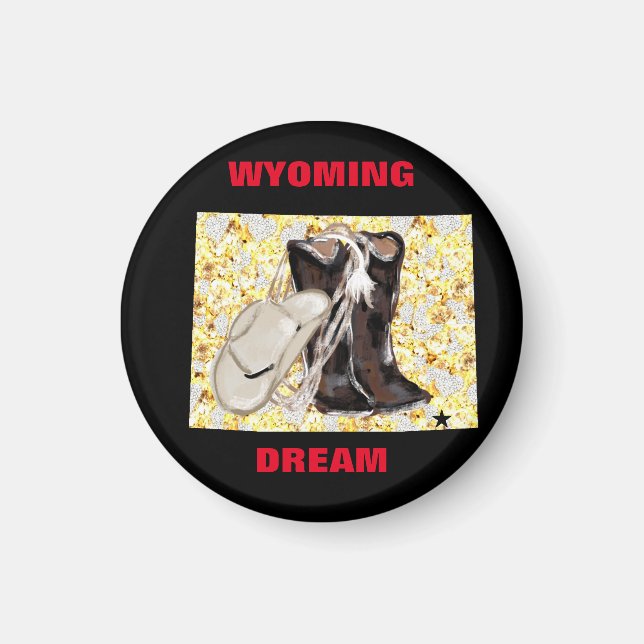 WYOMING DREAM MAGNET (Vorne)