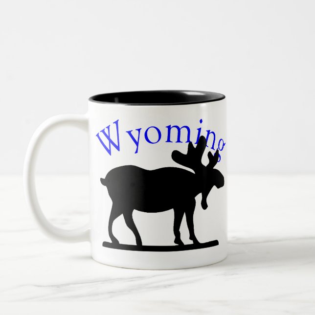 Wyoming Elch Tasse (Links)