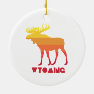 Wyoming Elose Keramik Ornament