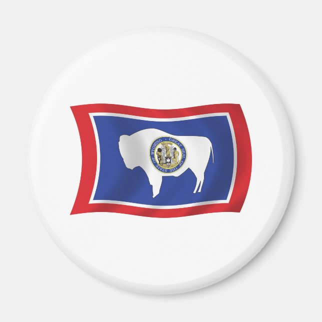 Wyoming Flag Magnet (Vorne)