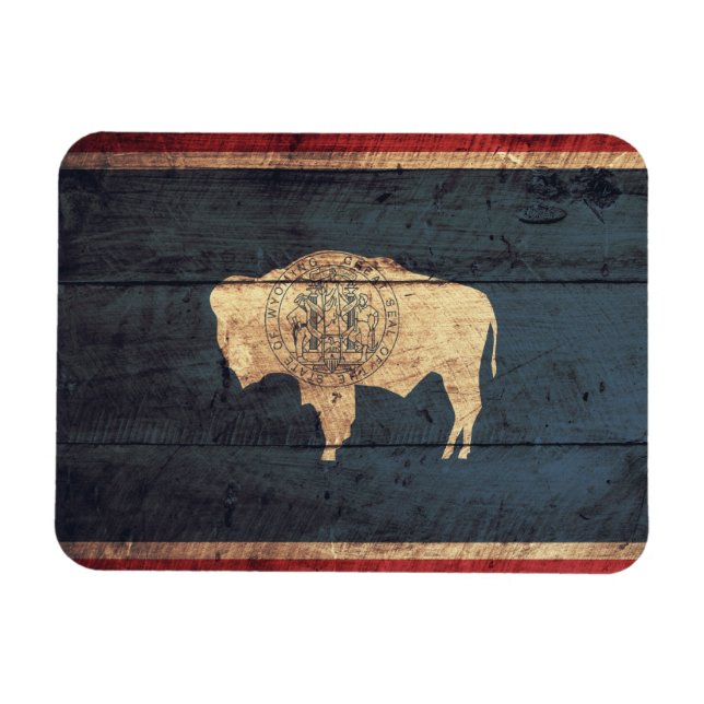 Wyoming Flag Magnet (Horizontal)