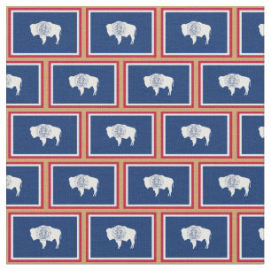 Wyoming Flag & Wyoming Mode Fabric /sports Stoff