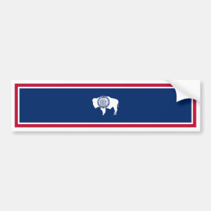 Wyoming-Flagge Autoaufkleber
