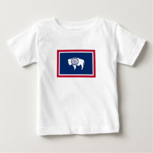 Wyoming-Flagge Baby T-shirt