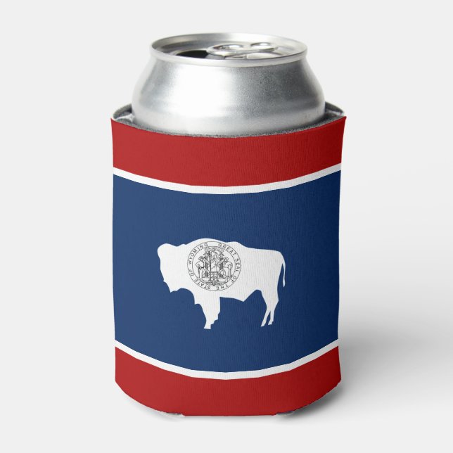 Wyoming-Flagge Dosenkühler (Kanne Vorderseite)