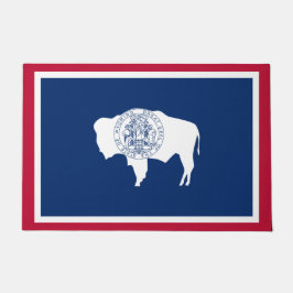 Wyoming-Flagge Fußmatte