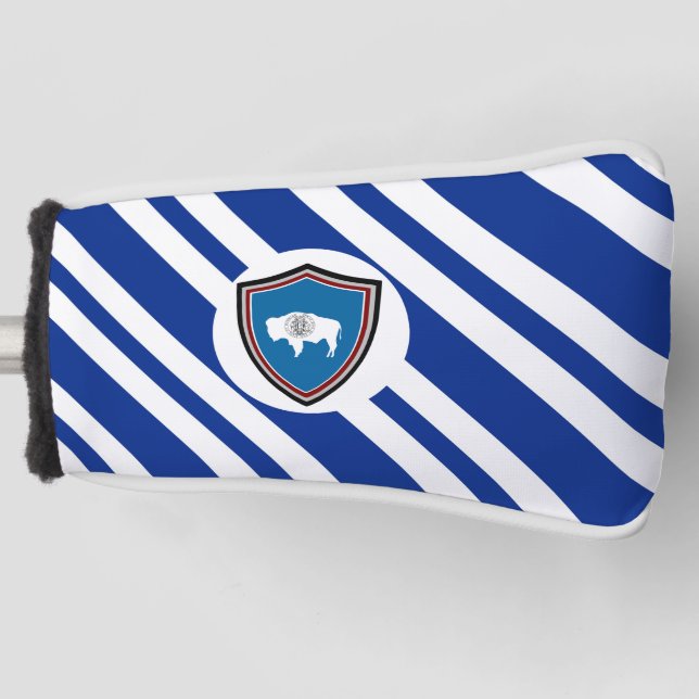 Wyoming-Flagge Golf Headcover (Vorderseite)