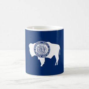 Wyoming-Flagge Kaffeetasse