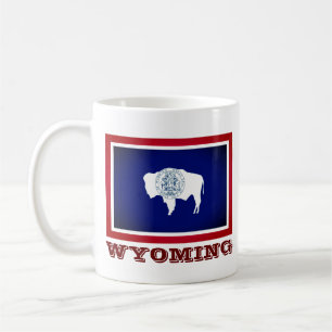 Wyoming-Flagge Kaffeetasse