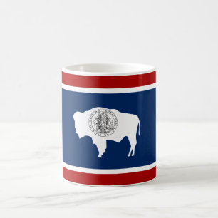 Wyoming-Flagge Kaffeetasse