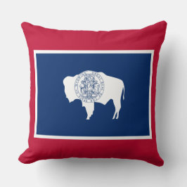 Wyoming-Flagge Kissen