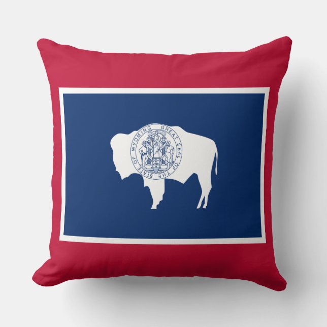 Wyoming-Flagge Kissen (Vorderseite)