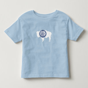 Wyoming-Flagge Kleinkind T-shirt