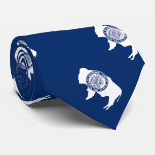 Wyoming-Flagge Krawatte