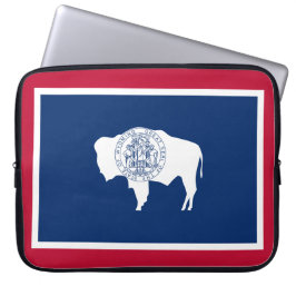 Wyoming-Flagge Laptopschutzhülle