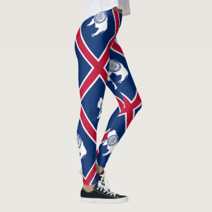 Wyoming-Flagge Leggings
