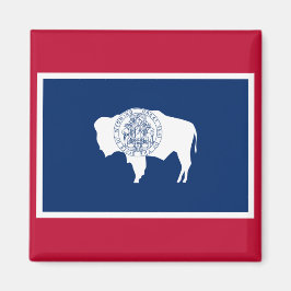 Wyoming-Flagge Magnet