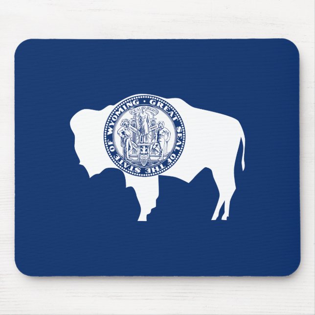 Wyoming-Flagge Mousepad (Vorne)