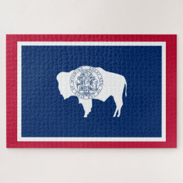 Wyoming-Flagge Puzzle