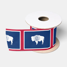 Wyoming-Flagge Satinband